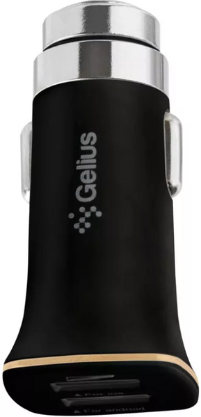 Автомобильное зарядное устройство Gelius Apollo GP-CC01 2USB 3.1A 15W Black 6690 фото