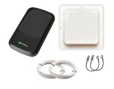 4G интернет комплект WiFi роутер Satell F3000 + антенна R-Net квадрат MIMO 2x17 Дб 5925 фото
