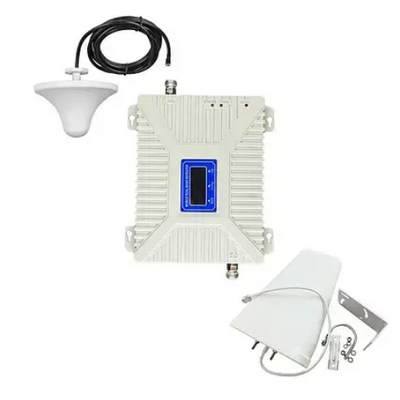 Комплект GSM репітер підсилювач зв'язку Aspor 3 діапазону 900/1800/2100 МГц з антеною 10 Дб ретранслятор 523 фото