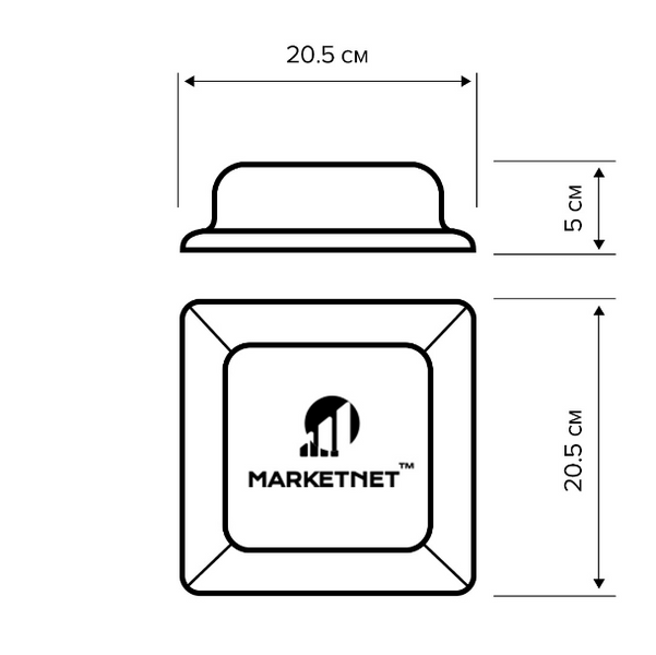 Панельна 3G/4G антена MIMO T800 MARKETNET Мілітарі 900/1700-2700 МГц 18Дб 5986 фото