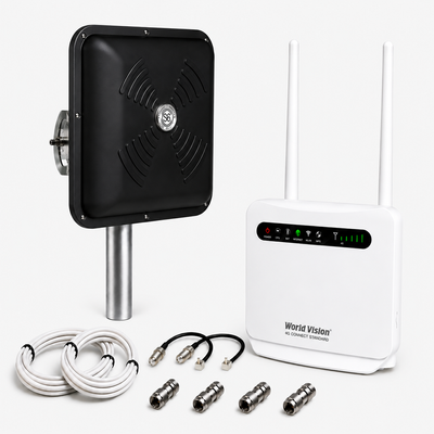 Комплект для 4G интернета World Vision 4G CONNECT STANDARD + Energy MIMO 2&times;15 dBi 6876 фото