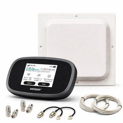 Комплект мобильного интернета: 4G Wi-Fi роутер Novatel MiFi 8800L + MIMO антенна 2&times;17 dBi 6833 фото