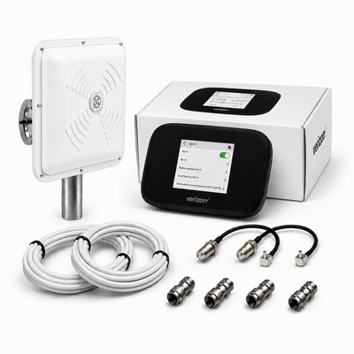 Комплект 4G Wi‑Fi роутер Novatel MiFi 7730L&nbsp;Original&nbsp;Box с антенной Energy MIMO 2&times;15 dBi 6893 фото