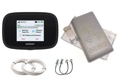 4G WIFI комплект роутер Novatel 7730 + 4G LTE панельная антенна RNet MIMO 2х17 Дб 900-2700 Мгц 5966 фото