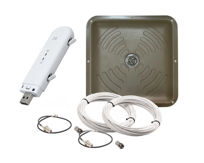3G/4G WIFI інтернет комплект модем ZTE MF79U + антена ENERGY MIMO 2x15 дБ 1700-2700 МГц 573 фото