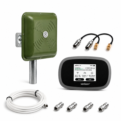 4G антенный интернет комплект Novatel MiFi 8800L + антенна ENERGY MIMO 2х15 + кабель и переходники 583 фото