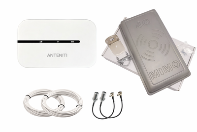 4G антенный комплект WIFI роутер Anteniti E5576 + 4G антенна Rnet MIMO 2Х17 Дб 900-2700 мГц 5968 фото