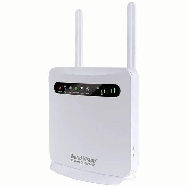 Польовий комплект 4G інтернету World Vision Standard для слабкого сигналу + антена 2x17 дБ 900-2700 Мгц 6849 фото