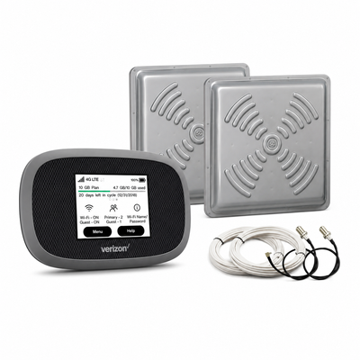 4G комплект в село Novatel 8800 + 2 антени Energy MIMO 24 дБ + кабель + перехідники 6850 фото